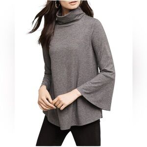 ANTHROPOLOGIE x POSTMARK METALLIC STRIPES TOP XS